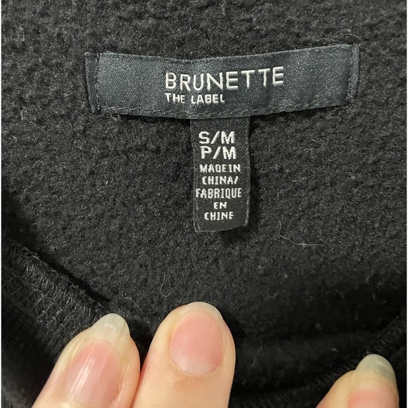 BRUNETTE THE LABEL- “Readhead" Classic Crew Neck Sweatshirt | Black - Picture 4 of 4